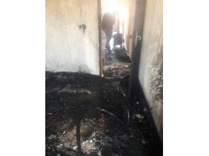 Sindelhöyük mahallesinde korkutan yangın