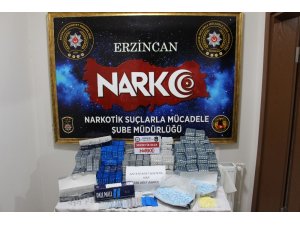 Narkotik köpeği 127 bin 814 adet hap ve 598 adet ampul buldu