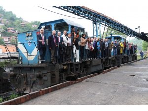 Yıllarca kömür taşıyan raylar turist taşıyacak