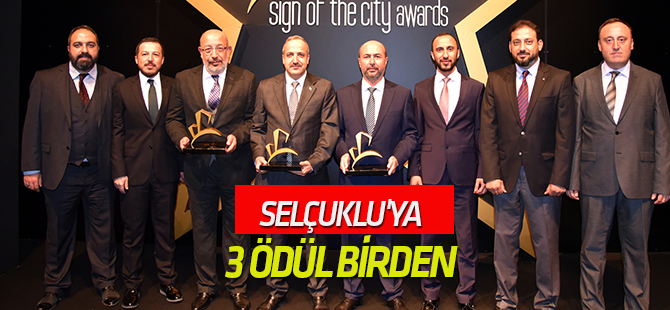 Selçuklu'ya 3 Ödül Birden