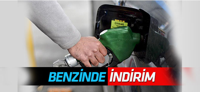 Benzinde 21 kuruş indirim