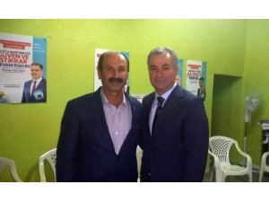 Tut ilçesinde aday adayları Ercan Öncebe lehine çekildi