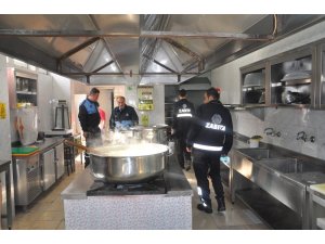 Zabıta ekipleri kantin denetimlerini sürdürdü