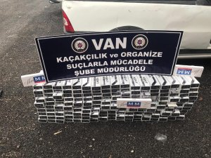 Kamyonetteki zuladan bin 750 paket kaçak sigara ele geçirildi
