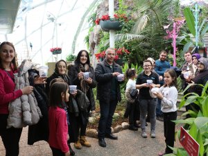 Tropikal Kelebek Bahçesi'ne ziyaretçi ilgisi