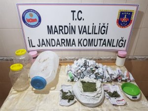Mardin’de 1 kilo 800 gram uyuşturucu ele geçirildi