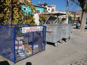 Bozkır’da atıklar geri dönüşüme kazandırılıyor