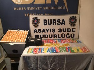 Bursa’da 20 bin liralık kumar operasyonu