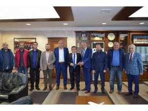 Alemdaroğlu yeni sanayi sitesi projesi için TTSO Başkanı Hacısalihoğlu’ndan destek istedi