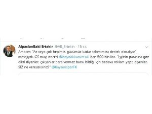 Kayserispor’a dev destek