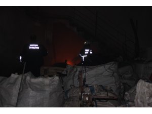 Hatay’da plastik boru fabrikasında yangın
