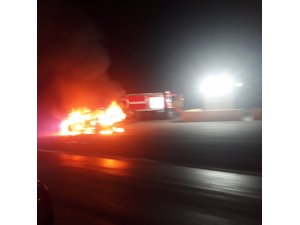 Kesilen 108 liralık cezaya kızdı, benzin döküp otomobilini ateşe verdi