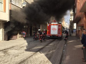 Elazığ’da depo yangını