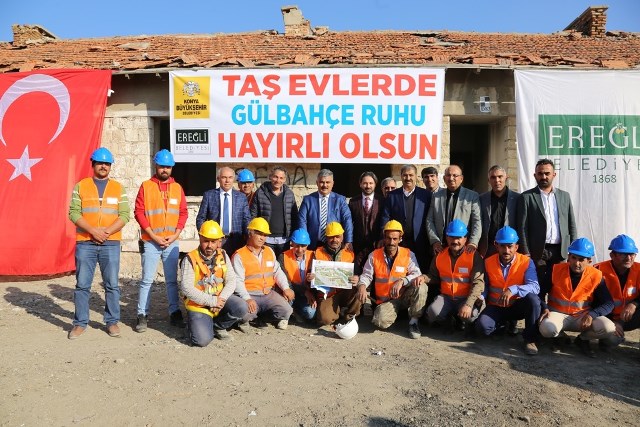 Ereğli’de Taş Evler'in restorasyonu başladı