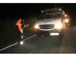 Ayvalık’ta düştüğü iddia edilen uçak için arama kurtarma çalışmaları sürüyor