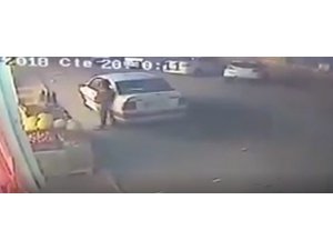 Laptop hırsızı güvenlik kamerasına yakalandı