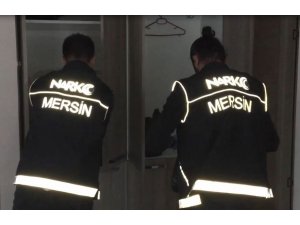 Mersin’de uyuşturucu evlerine operasyon