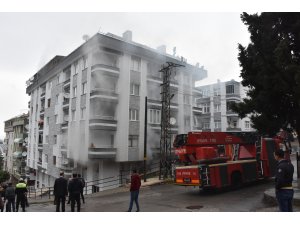 Samsun'da ev yangını