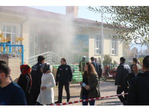 Anaokulunda yangın paniği
