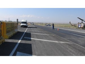 Jandarma, helikopter destekli trafik denetimine devam ediyor