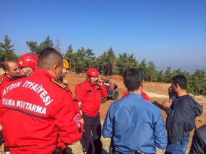 Büyükşehir ekipleri yaşlı kadını arama çalışmalarına destek veriyor