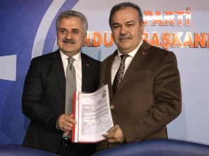 Eyüp Fatsa Ordu Büyükşehir Belediyesine aday adayı oldu