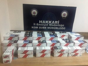 Hakkari’de çok sayıda kaçak malzeme ele geçirildi