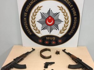 Evinde silah bulunan bir kişi tutuklandı