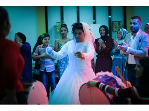 Engelli kızın gelinlik hayali gerçek oldu