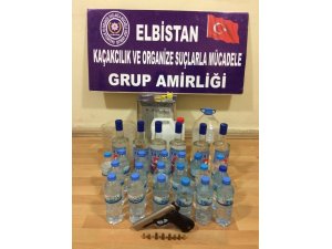 Elbistan polisinden kaçak içki operasyonu
