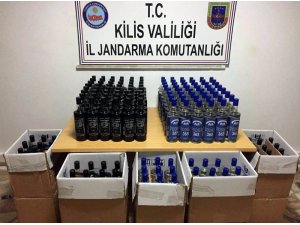 216 litre kaçak içki ele geçirildi