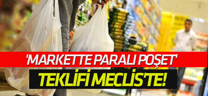 'Markette paralı poşet' teklifi Meclis'te!