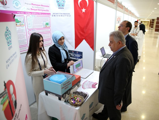 NEÜ’lü öğrenciler TÜBİTAK final sergisinde