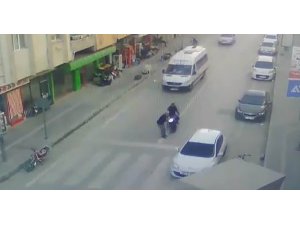 Yayaya çarptı, darp edildi