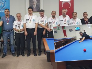 Bilardo turnuvası sona erdi