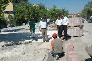 Ana arterlere kilitli taş döşenecek