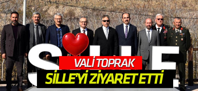 Vali Toprak, Sille'yi Ziyaret Etti