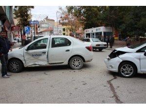 Korkutan trafik kazasında ölen veya yaralanan olmadı