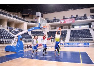 Denizli Basket Gemlik maçı hazırlıklarına başladı