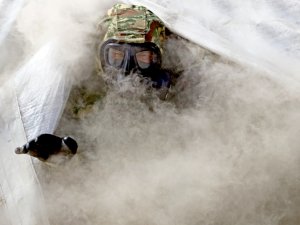 Mehmetçik'ten "nefes kesen" tatbikat