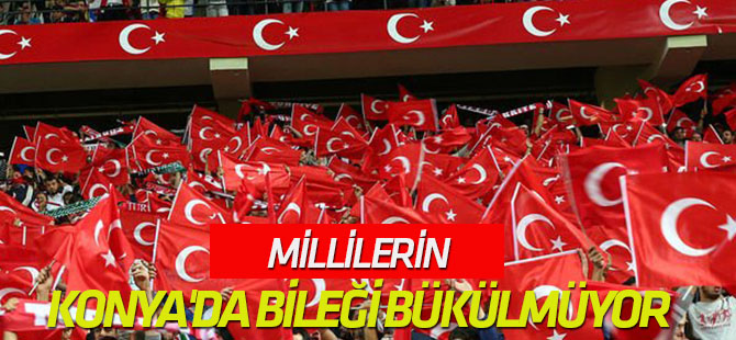 Millilerin Konya'da Bileği Bükülmüyor
