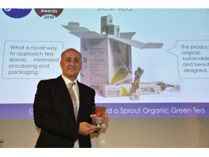 2,5 yapraklı organik yeşil çay dünya inovasyon birincisi oldu
