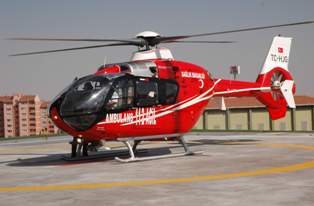 Konya ambulans helikopterine kavuştu