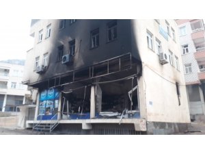 Çermik müftülük binasında yangın