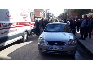 Otomobil ile motosiklet çarpıştı: 1 Yaralı