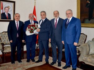 Müftü Poçanoğlu’ndan Vali Toprak’a ziyaret