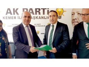 Özgür Kurga, Kemer’de AK Parti’den aday adayı oldu