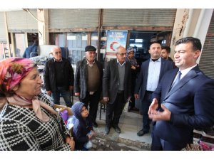 Ümmet Akın, Sultanhisar’da çilek üreticileriyle bir araya geldi
