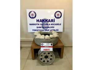 Yüksekova’da 6 kilo eroin ele geçirildi