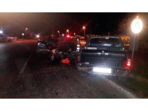 Erdek’te iki araç çarpıştı: 2 yaralı